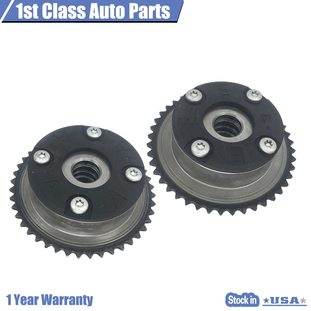 2X Camshaft Adjusters for Mercedes C230 (2003–2005) M271 1.8L