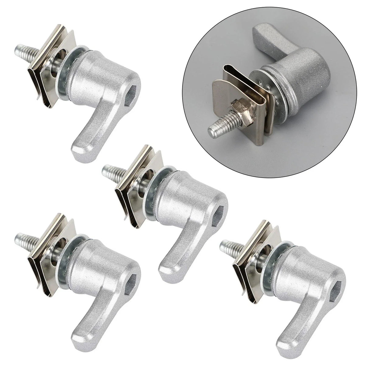 4-Piece Saddlebag Lever Lock Bolts and Nuts Kit for Touring 2001-2020