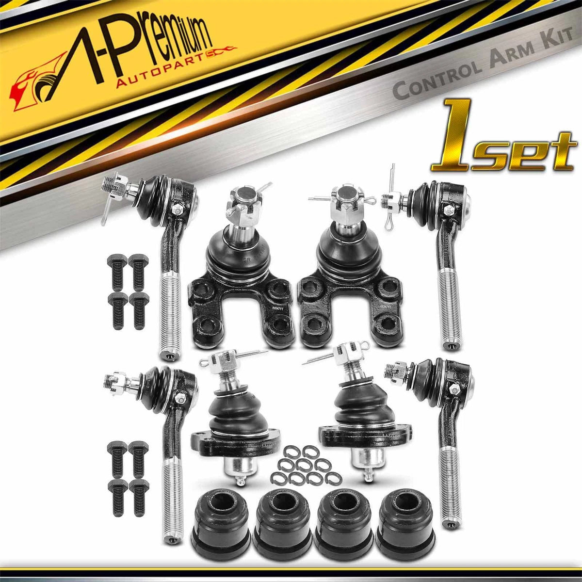 10x Front Side Ball Joint Tie Rod End for Nissan Pathfinder Pickup (1986–1995)