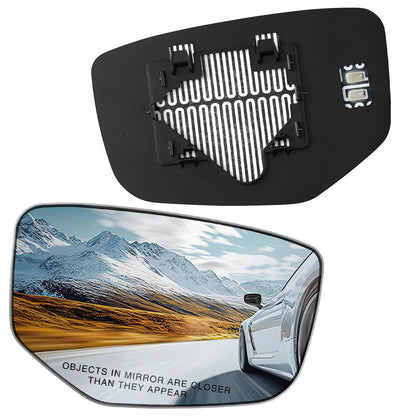 RH Heated Mirror Glass for Honda Accord Passenger Side 2008–2012