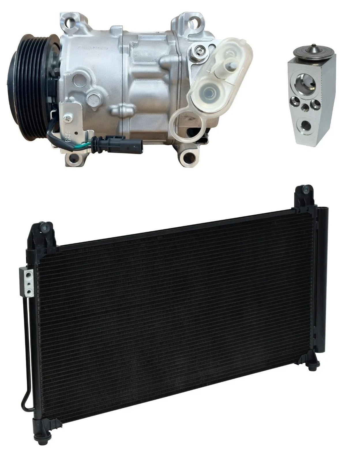 A/C Compressor Kit With Condenser for Chevy Silverado 2500HD 6.6L (2019–2019)