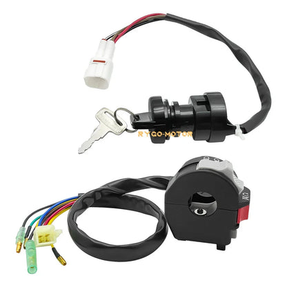 Start Stop Switch & Ignition Key for Yamaha Bear Tracker 250 (2000–2007)