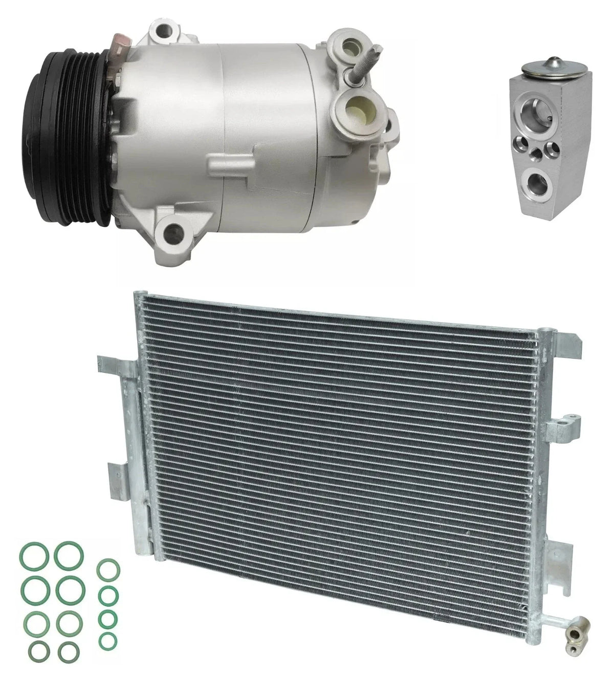 AC Compressor Kit With Condenser for Cadillac XLR 4.6L V8 (2005–2006)