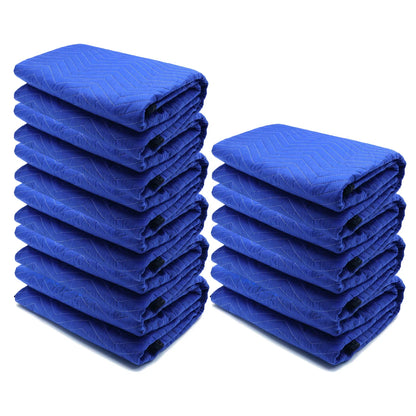 Set of 10 Thick Furniture Packing Blankets for Moving and Shipping