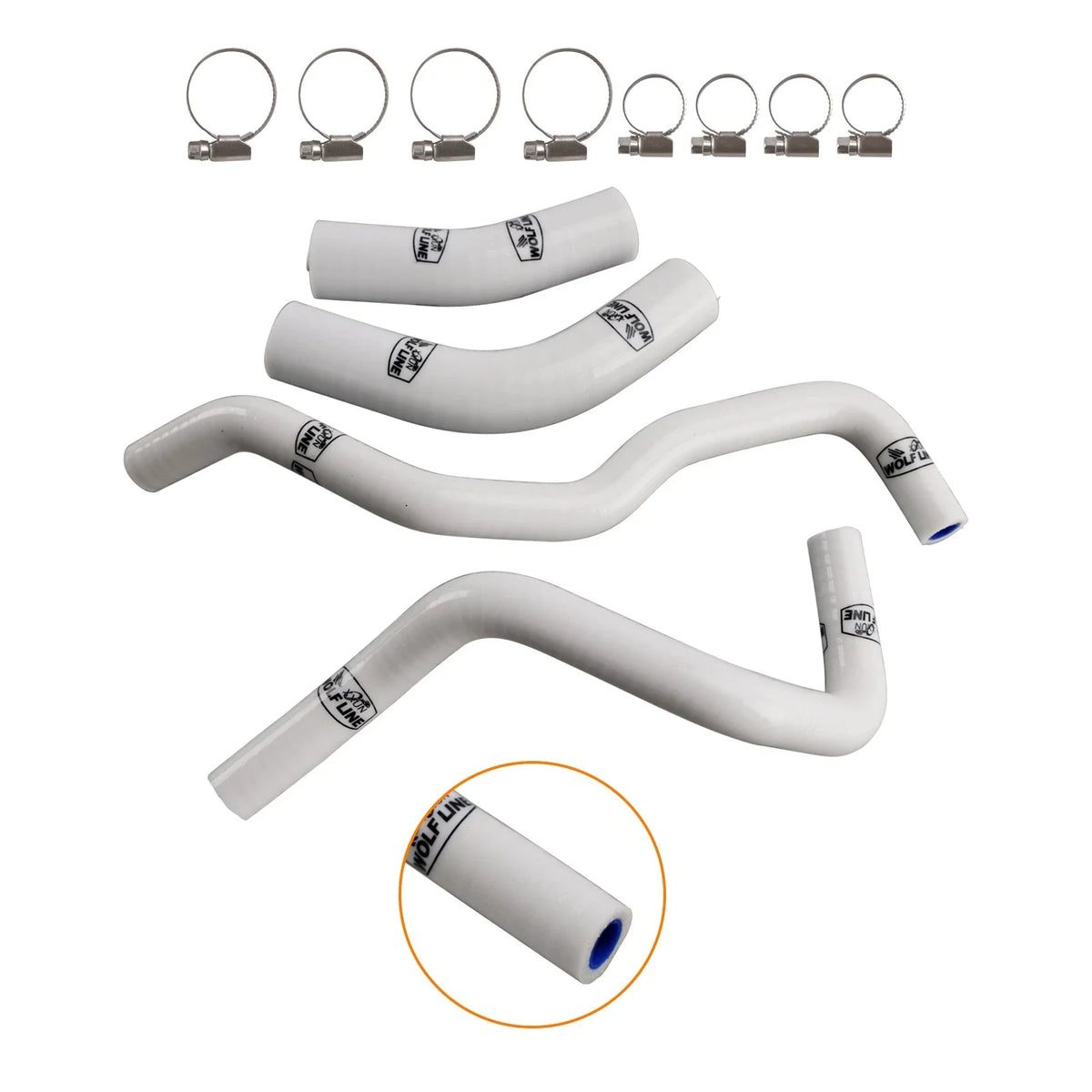 Silicone Radiator Coolant Hose Set for Yamaha Tenere 700 (2019–2024)