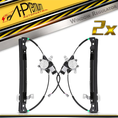 2Pcs Rear Window Regulators with Motor for Ford Explorer (2002–2005)