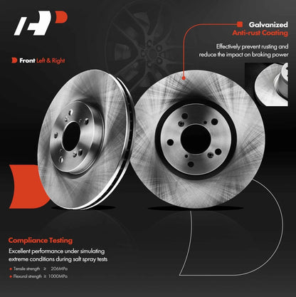 Disc Brake Rotors for Acura ZDX RLX MDX Honda Pilot 2009-2015