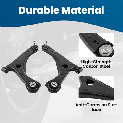 Front Control Arm Set with Ball Joint for RAM C/V 2012-2015 - 2 Pieces
