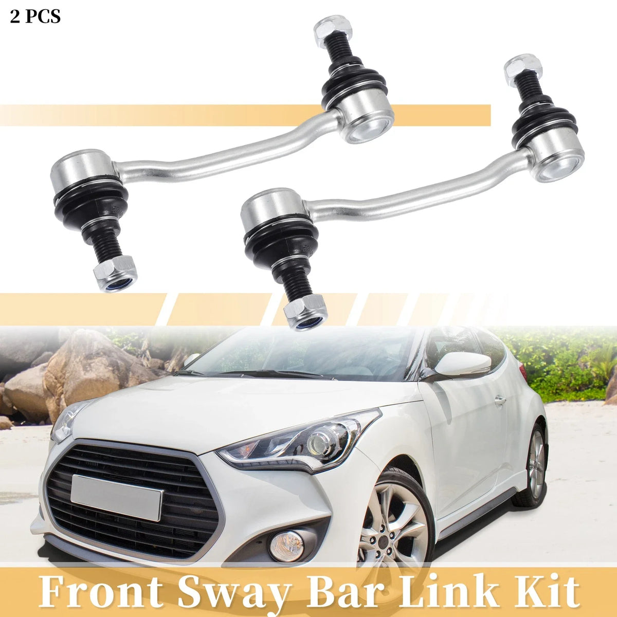 2X Front Stabiliser Sway Bar Link for Hyundai Azera (2006–2011) & Kia Amanti