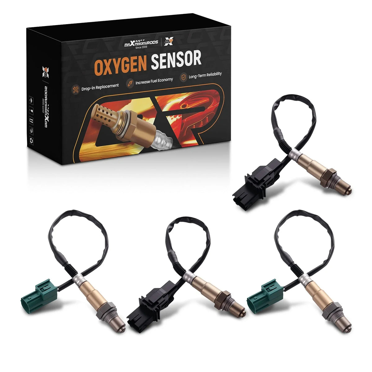 4X O2 Sensor for Nissan Titan XE 5.6L V8 (2004–2006) 234-4835