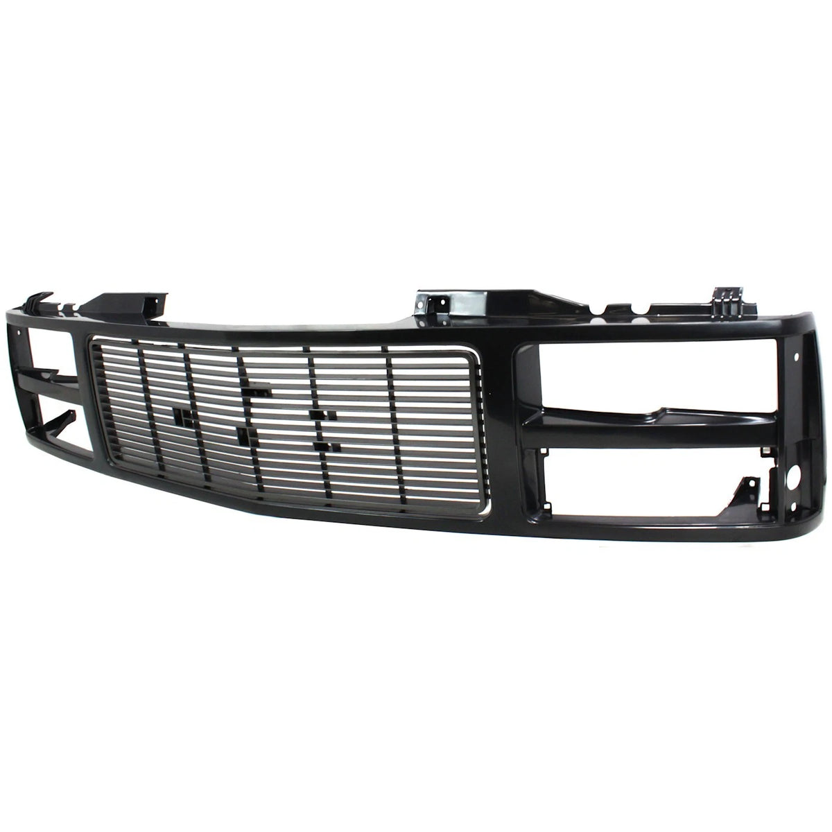 Grille for GMC K1500 C1500 (1988–1999) Dual Headlight Black Plastic
