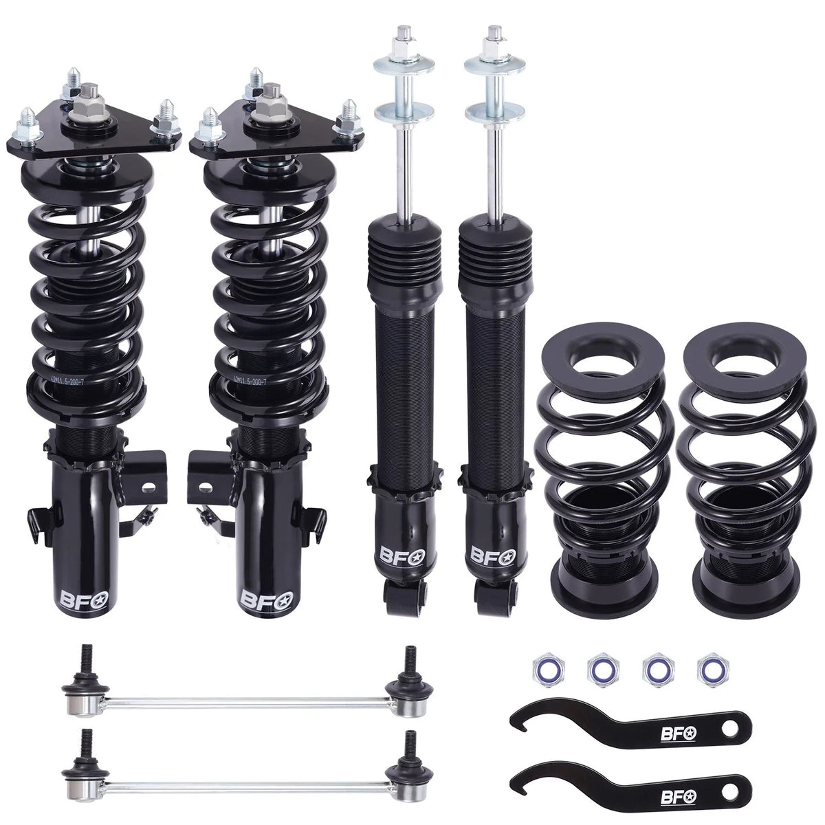Coilover Suspension Struts Shocks Kit for Honda Civic (2012–2015)