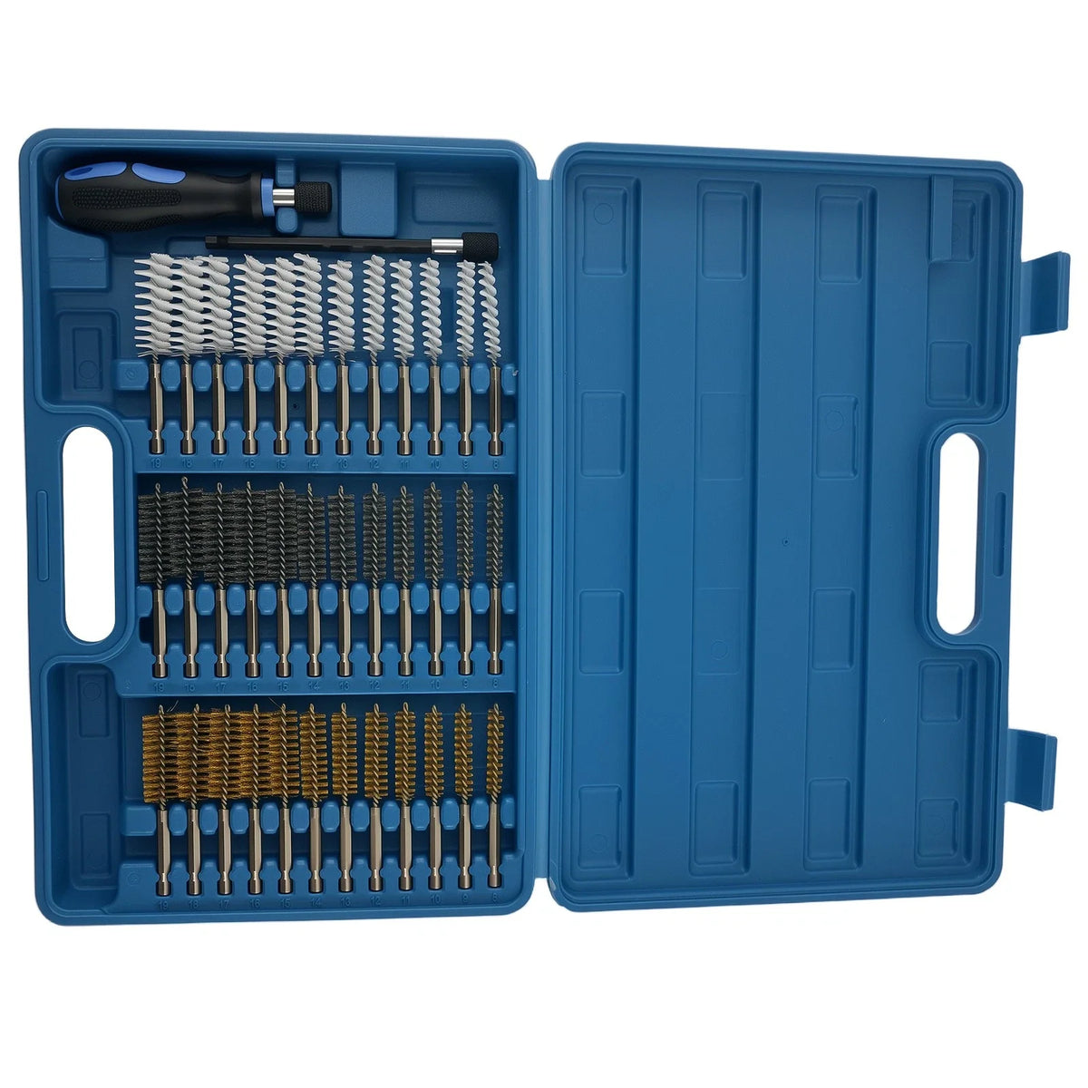 36 Piece Wire Brush Set for Drill - Hex Shank 8-19mm