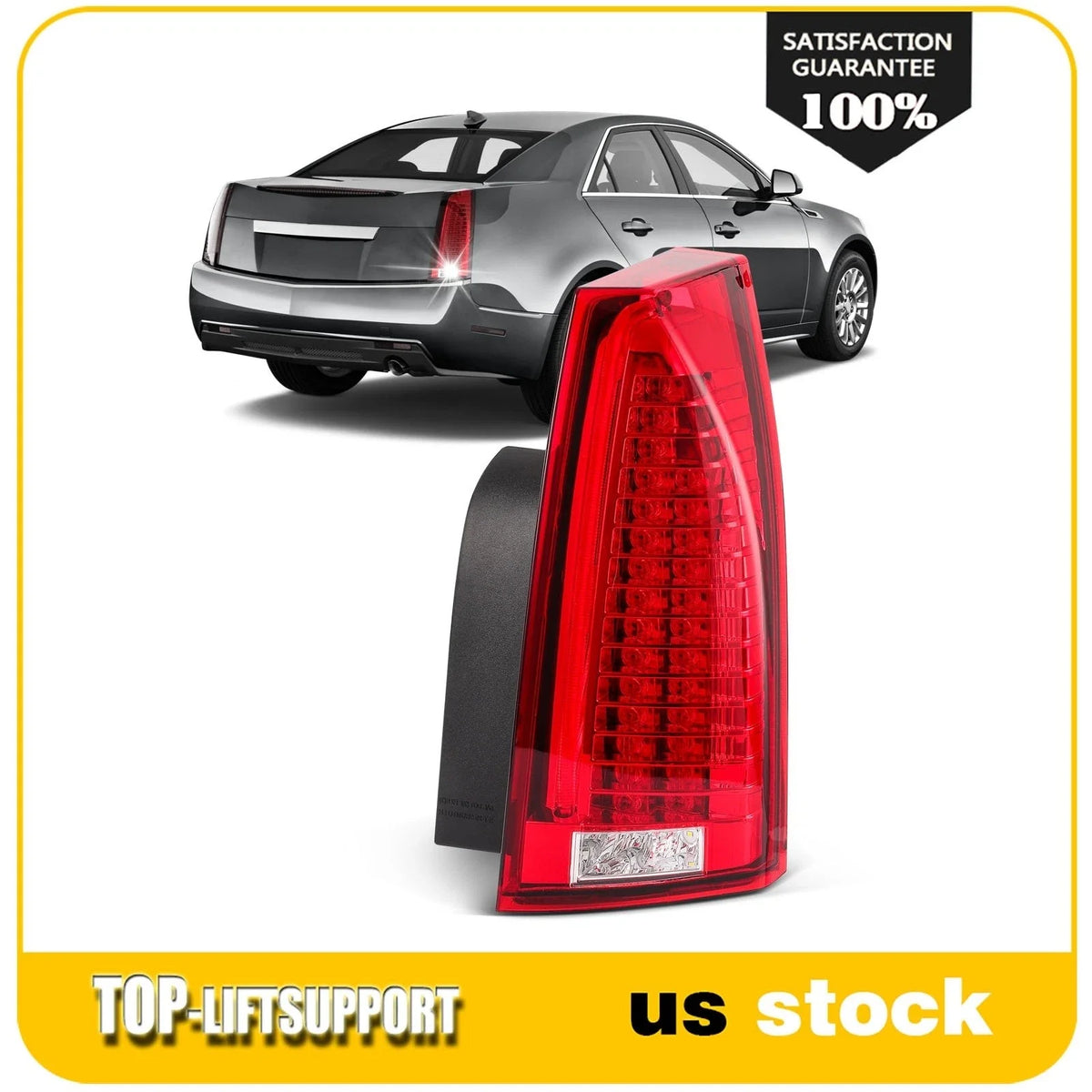 Right Side LED Tail Light for Cadillac CTS (2008–2014)