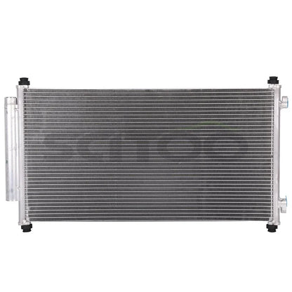 AC Condenser & Cooling Fan Assembly Kit for Honda CR-V (2007–2009)
