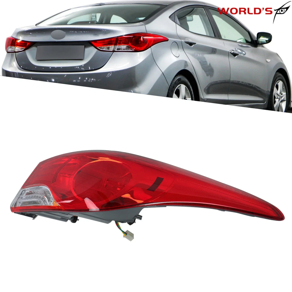 Tail Light for Hyundai Elantra (2011–2013) Halogen Right Side