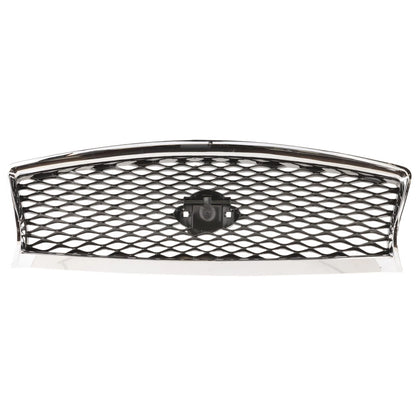 Grille Assembly for Infiniti Q50 (2014–2017) Chrome Shell, Emblem Provision