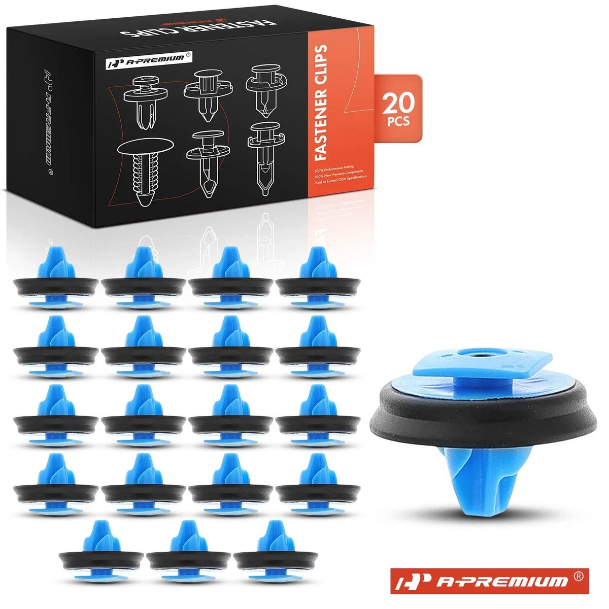 20Pcs Nylon Fender Wheel Moulding Clip for Jeep Renegade (2015–2023)