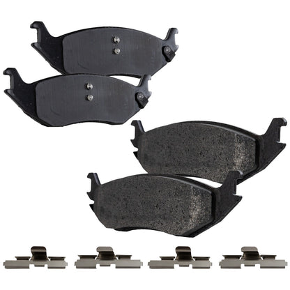 Brake Pad Set for Dodge Ram 1500 (2002–2010) Rear 2-Wheel RWD