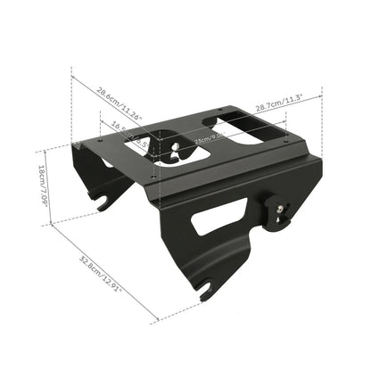 Solo Pack Mount Rack with Docking Kit for Harley Electra Glide (2009–2013)