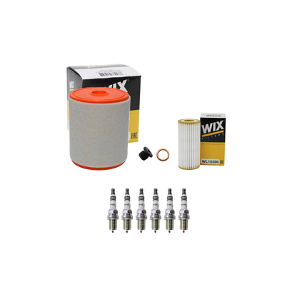 Engine Air Oil Filters with NGK Spark Plugs for Audi A6 Quattro 2017-2018