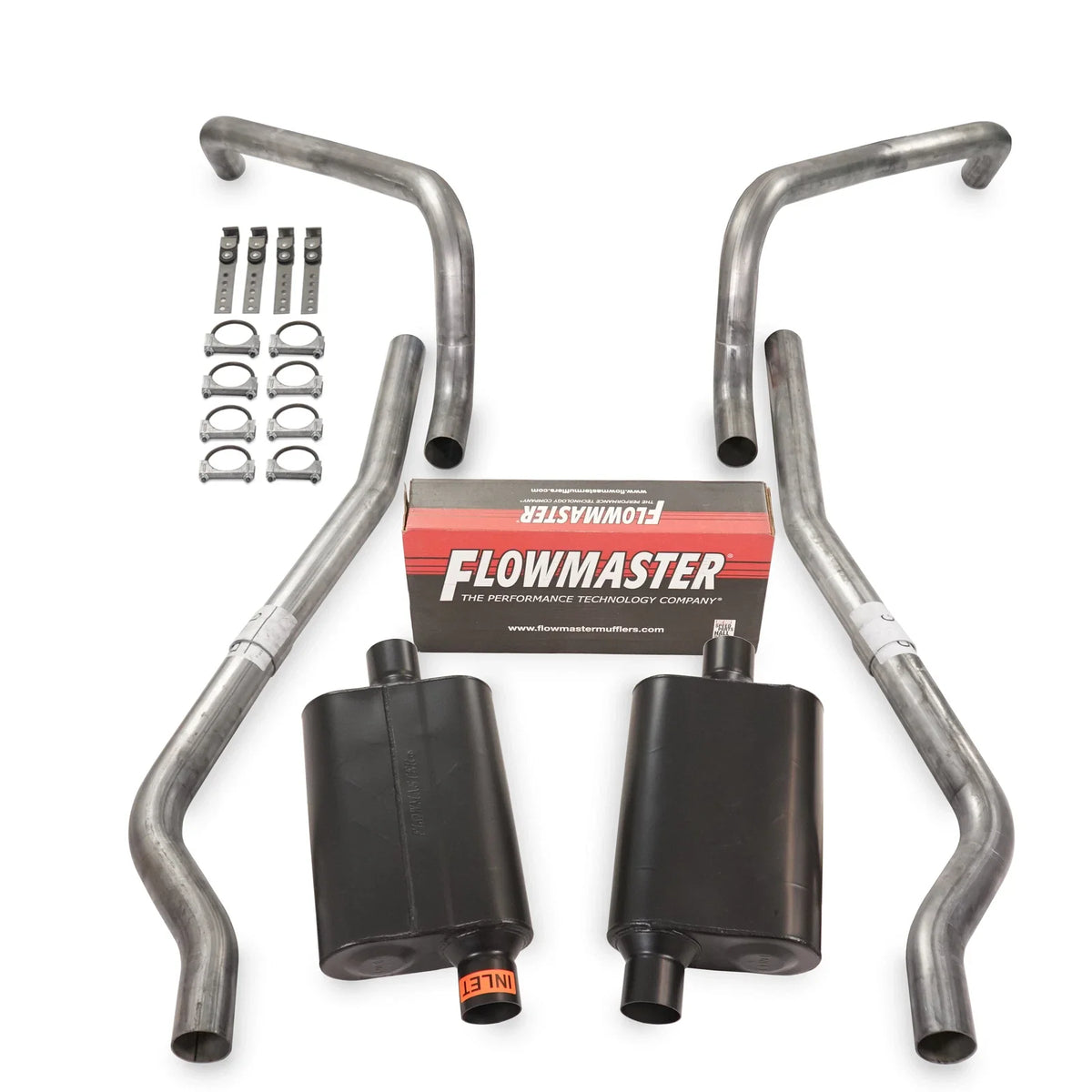 Dual Exhaust System with Flowmaster Super 44 Mufflers for 1962-1967 Nova