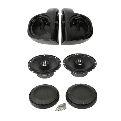 6.5" Fairing Pods with Speakers & Grills for Harley Touring (2014-2023)