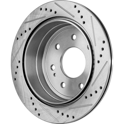 Rear Brake Rotors and Pads Kit for Ford F-150 (2004–2023)