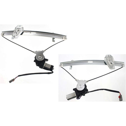 Set of 2 Window Regulators for Sedan (Front Driver & Passenger Side)