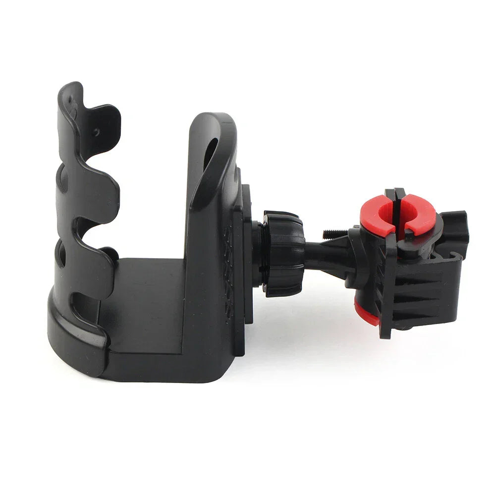 Handlebar Mount Cup Holder Black for Motorcycle and ATV
