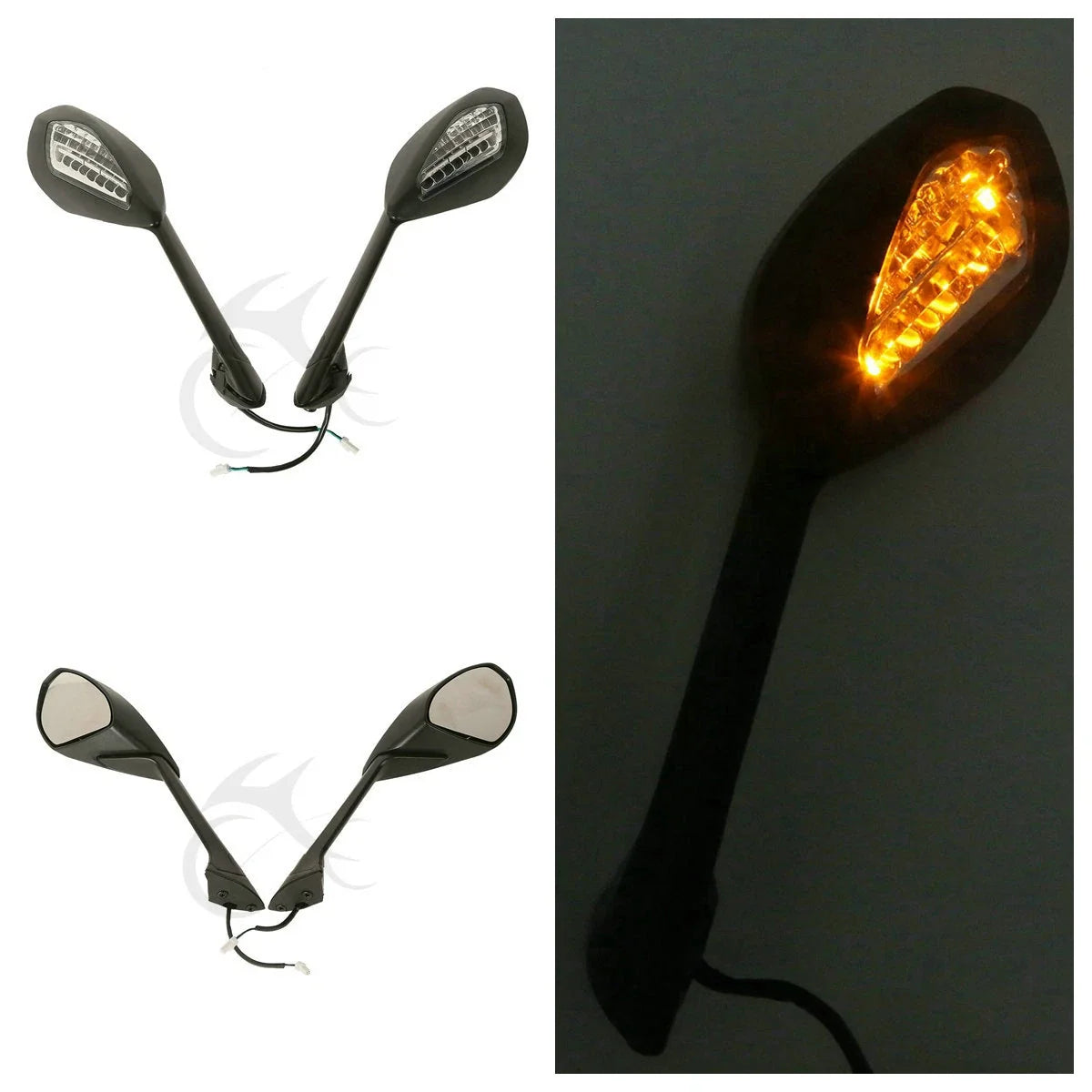 LED Turn Signal Rear Mirror for Ducati 1199 Panigale 2012-2015