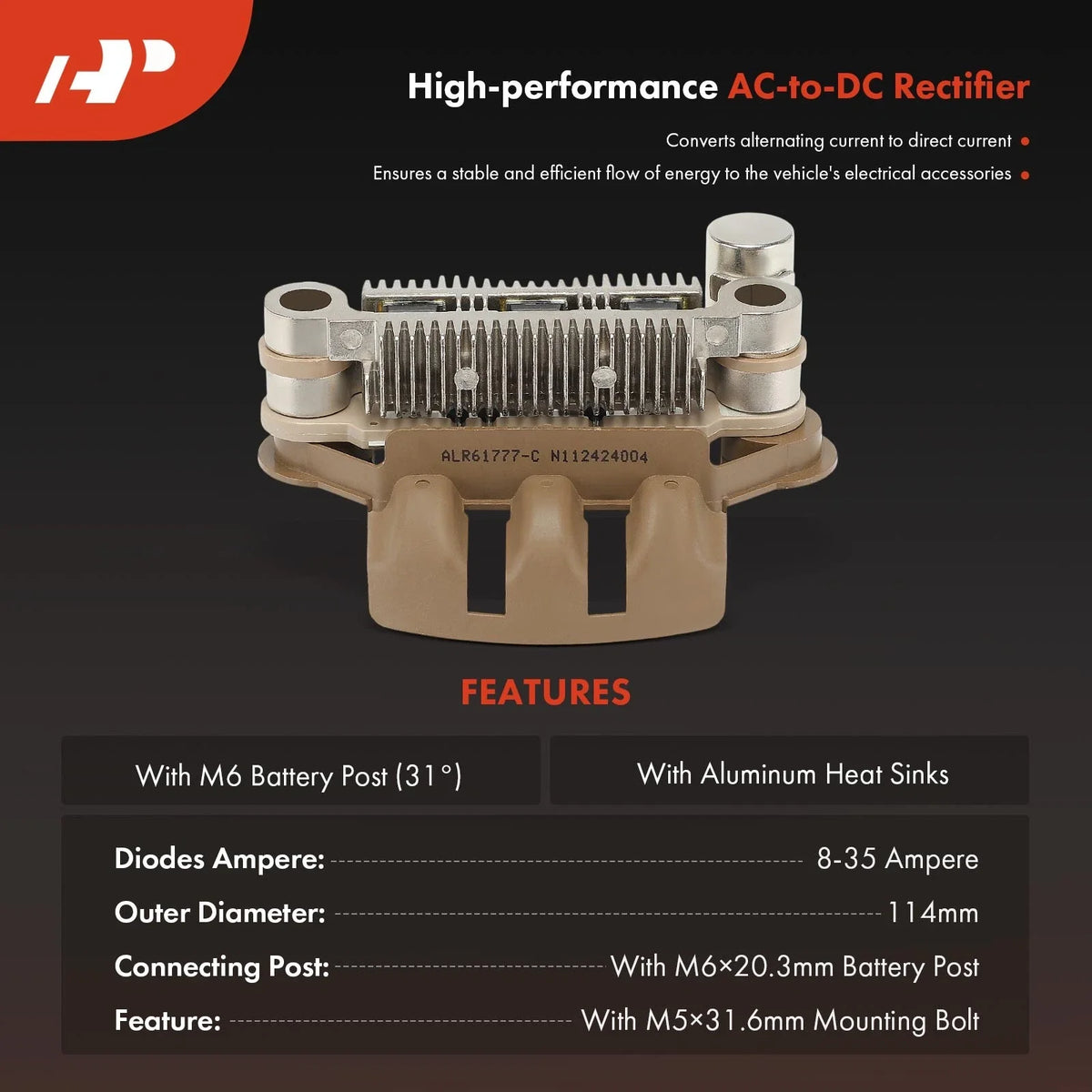 Rectifier Diode for Nissan Pathfinder Alternator