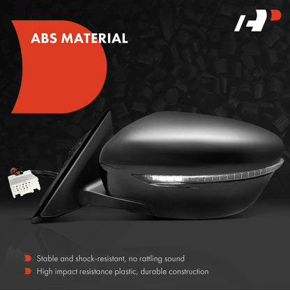 Power Mirror with Power Fold & Signal Light for Nissan Rogue 2014-2016