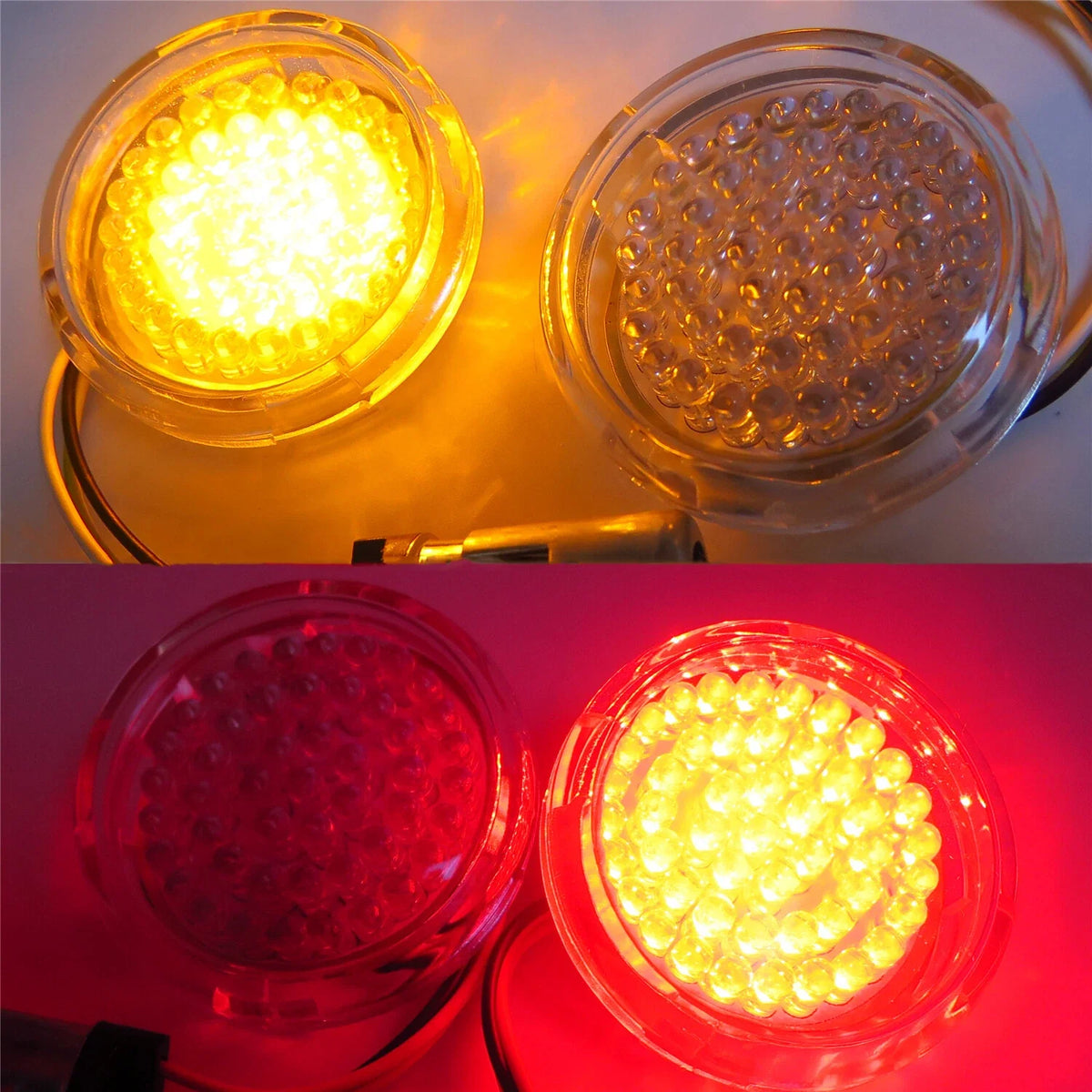 Bullet LED Turn Signal Light Assembly 1157 for Harley Motorcycles