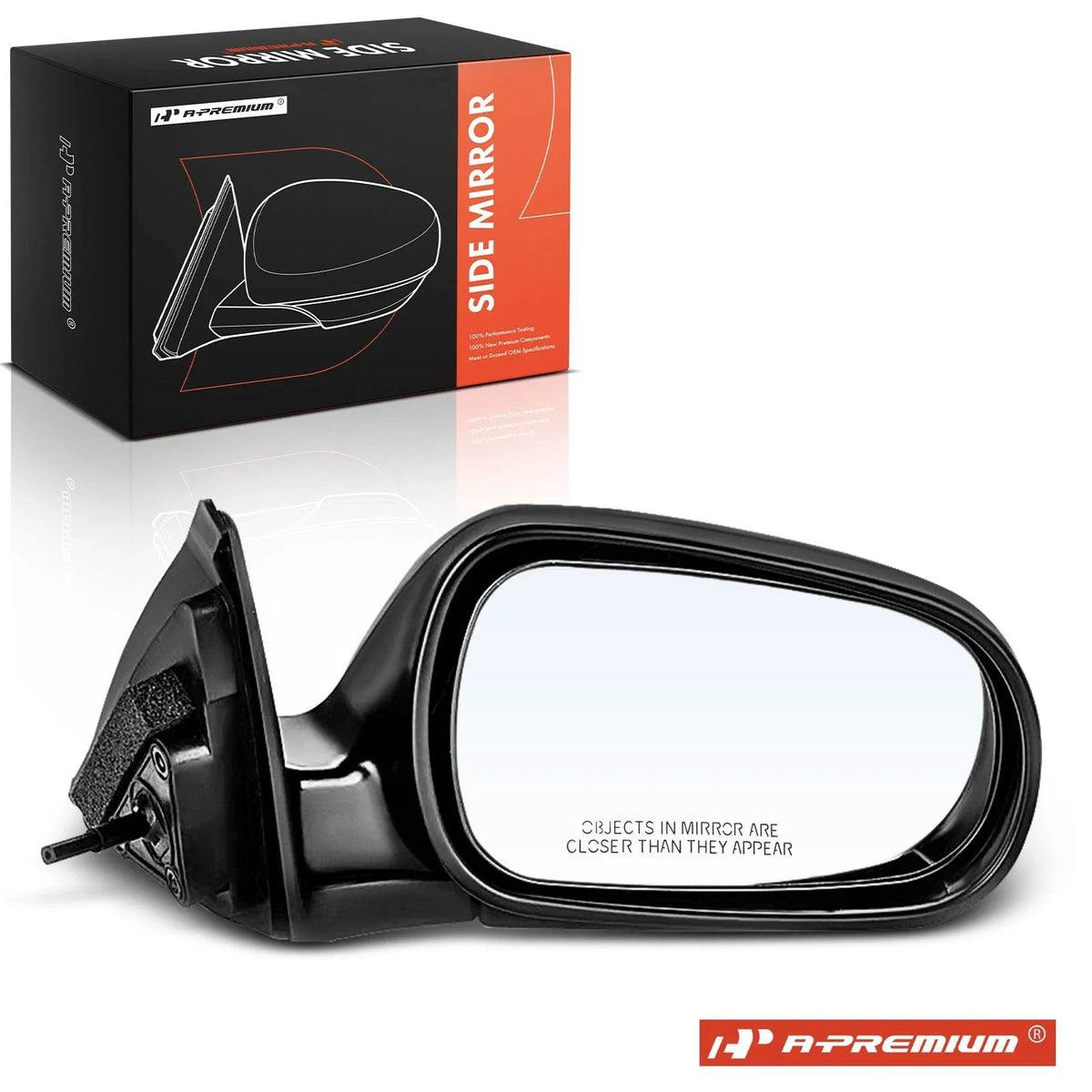 Manual Folding Black Mirror for Honda