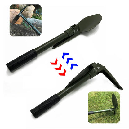 Camping and Garden Multi-functional Folding Shovel