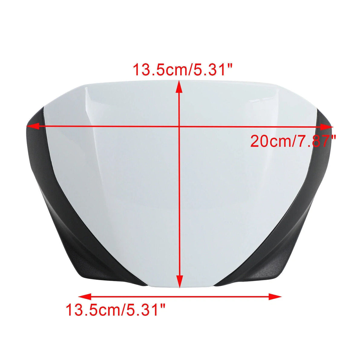 Windshield Fairing Deflector - White for Trident 660 (2021–Present)