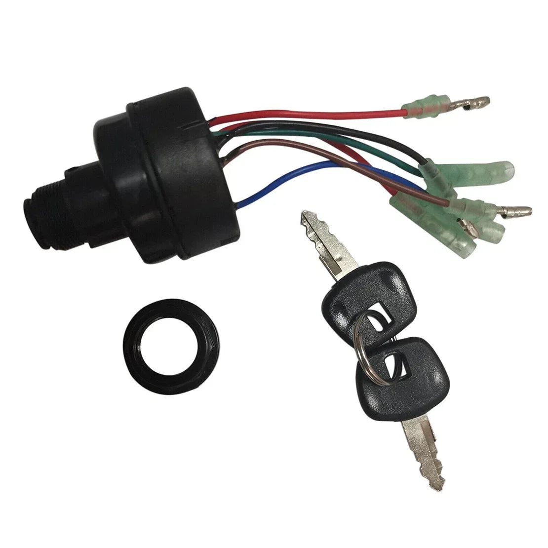 Ignition Key Switch for Outboard Motors (Tohatsu Nissan Compatible)