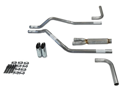 2.5" Side Exit Dual Exhaust Kit with Glasspack for 2000–2004 GMC Jimmy