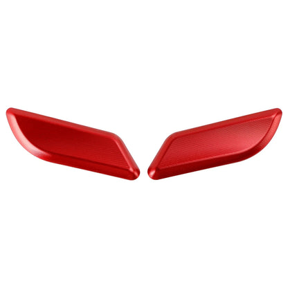 Mirror Block Off Plates - Red Billet for Ducati 959 1299 Panigale 2015-2019