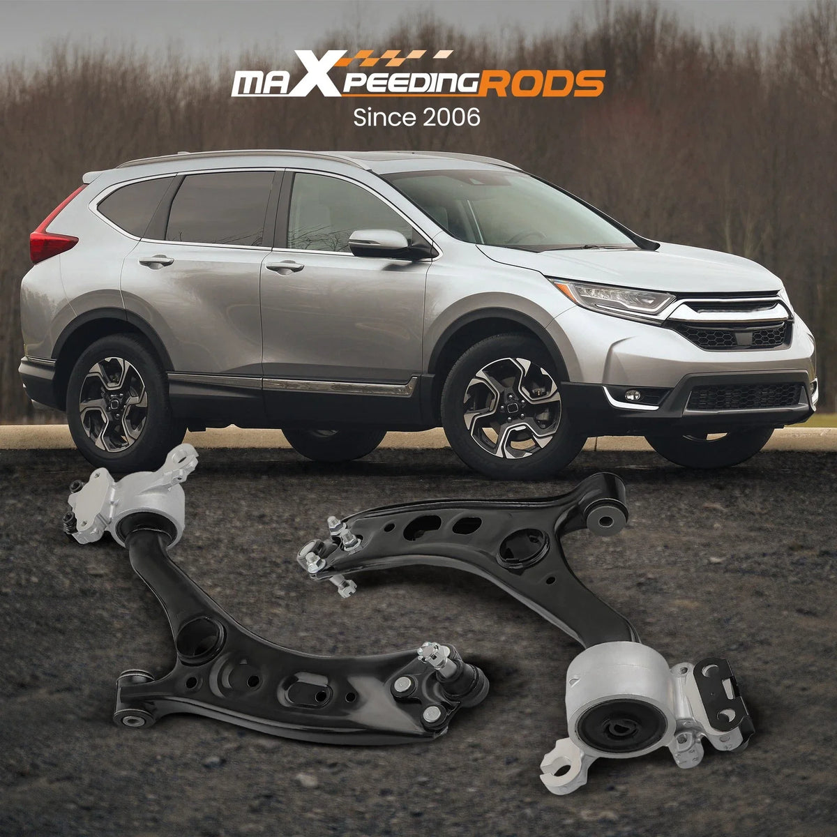 2X Front Lower Control Arm Kit LH & RH for Honda CR-V (2017–2022)