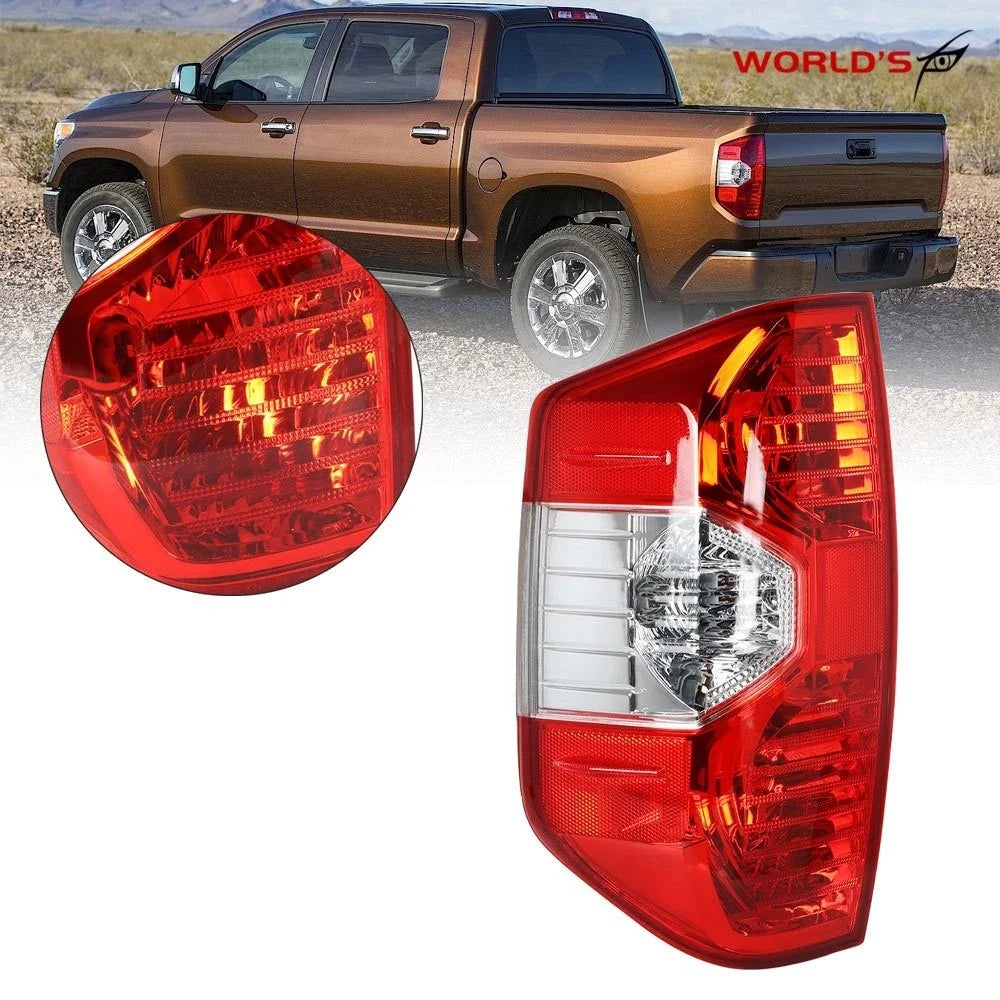 Tail Light for Toyota Tundra (2014–2020) Driver Left Side Halogen Housing