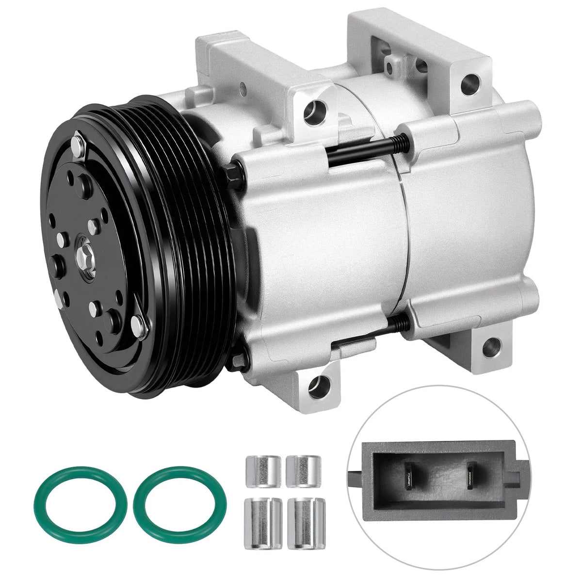 A/C Compressor with Clutch FS10 for 7.3L Ford E-350 1992-1994