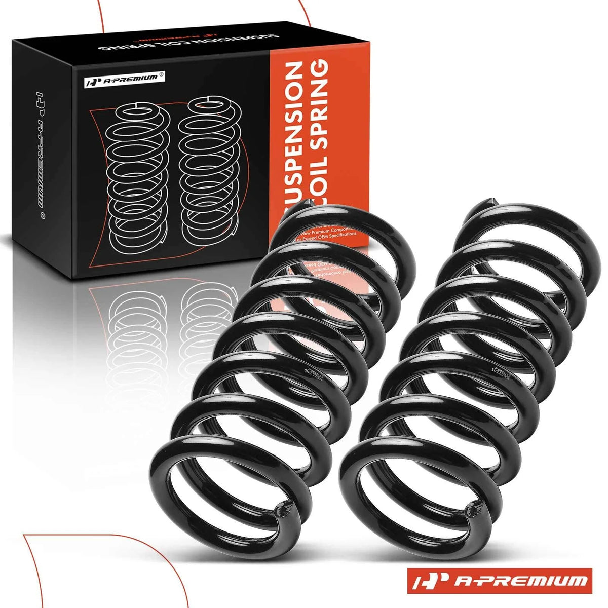 2X Front Coil Springs for Ford F-150 (1997–2003) Dodge B2500 (1995–1996)