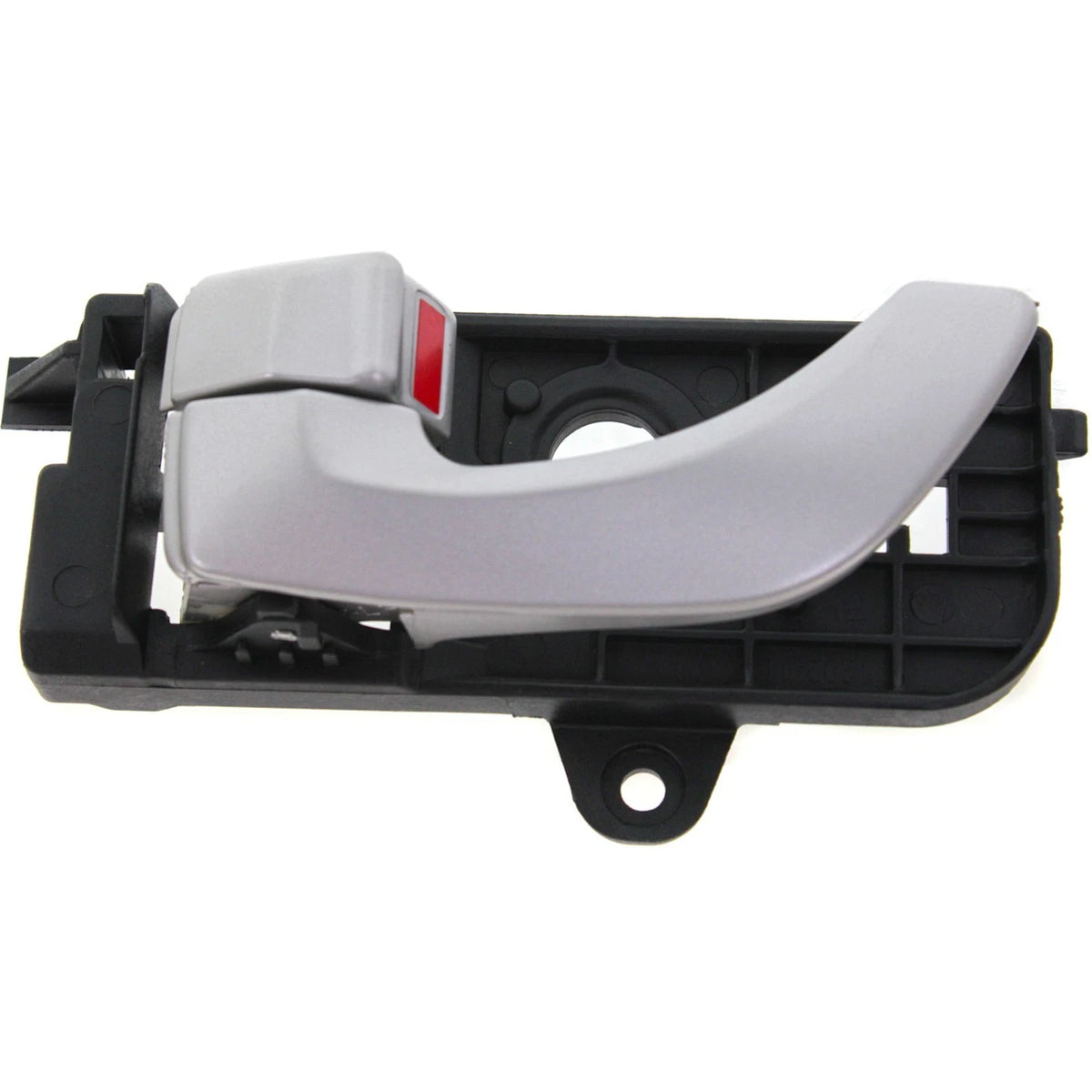 Set of 2 Interior Door Handles for Hyundai Sonata (2006–2007) Silver Plastic