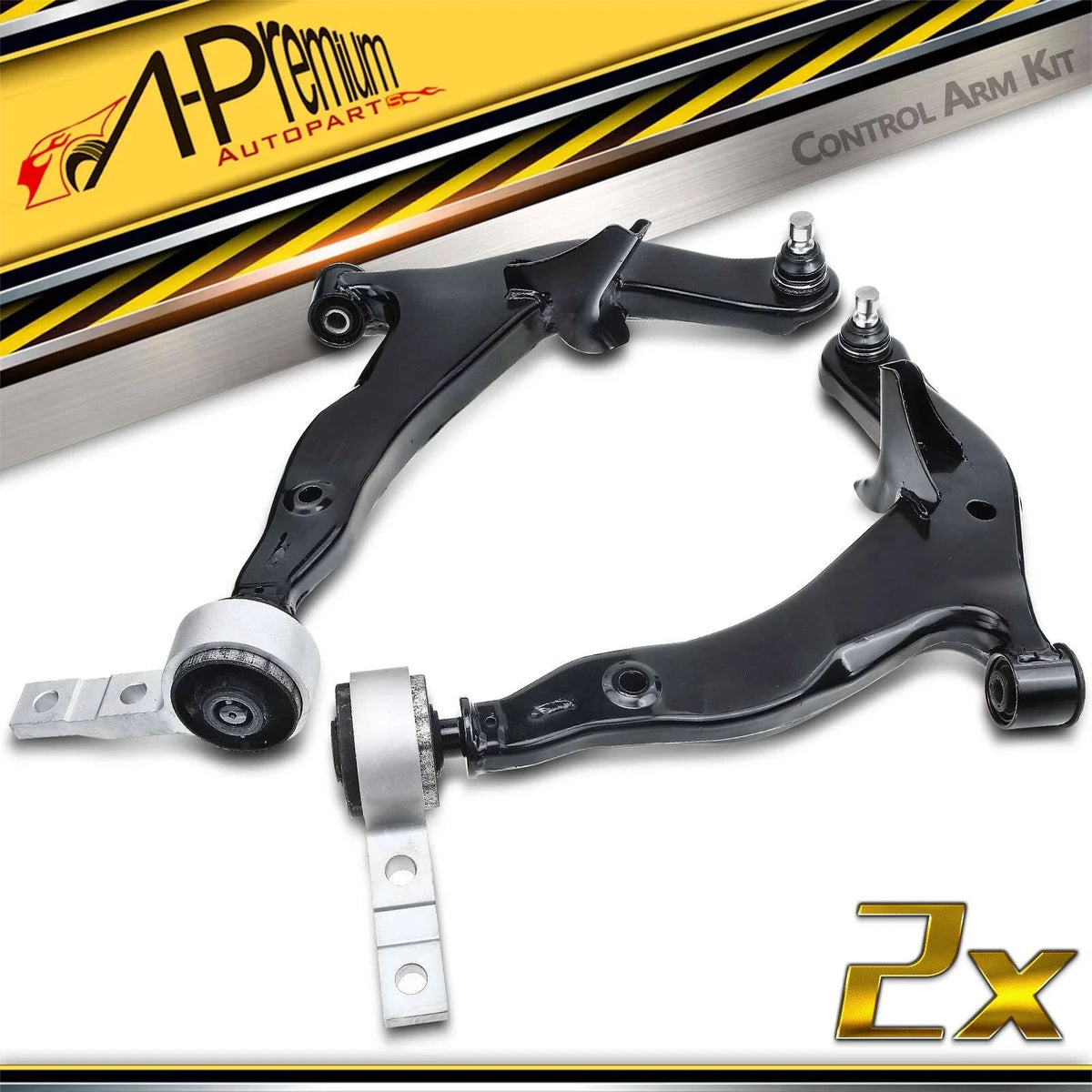 2X Front Lower Control Arm with Ball Joint for Nissan Murano