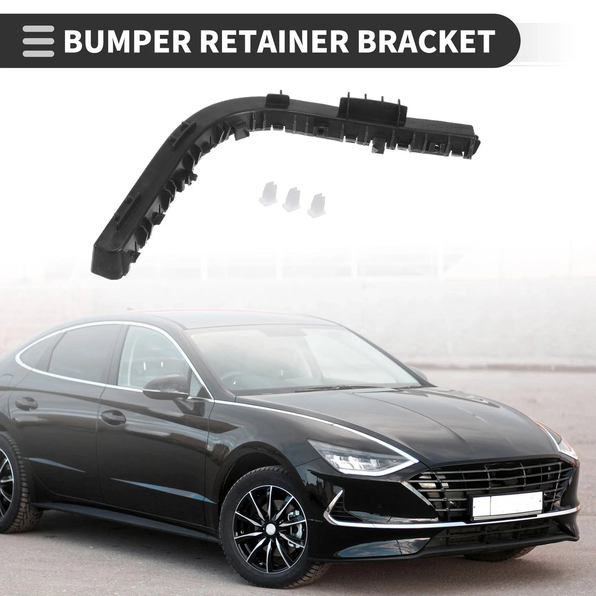 1pc Left Rear Bumper Retainer Bracket No. 866131M000 for Kia Forte (2010–2013)