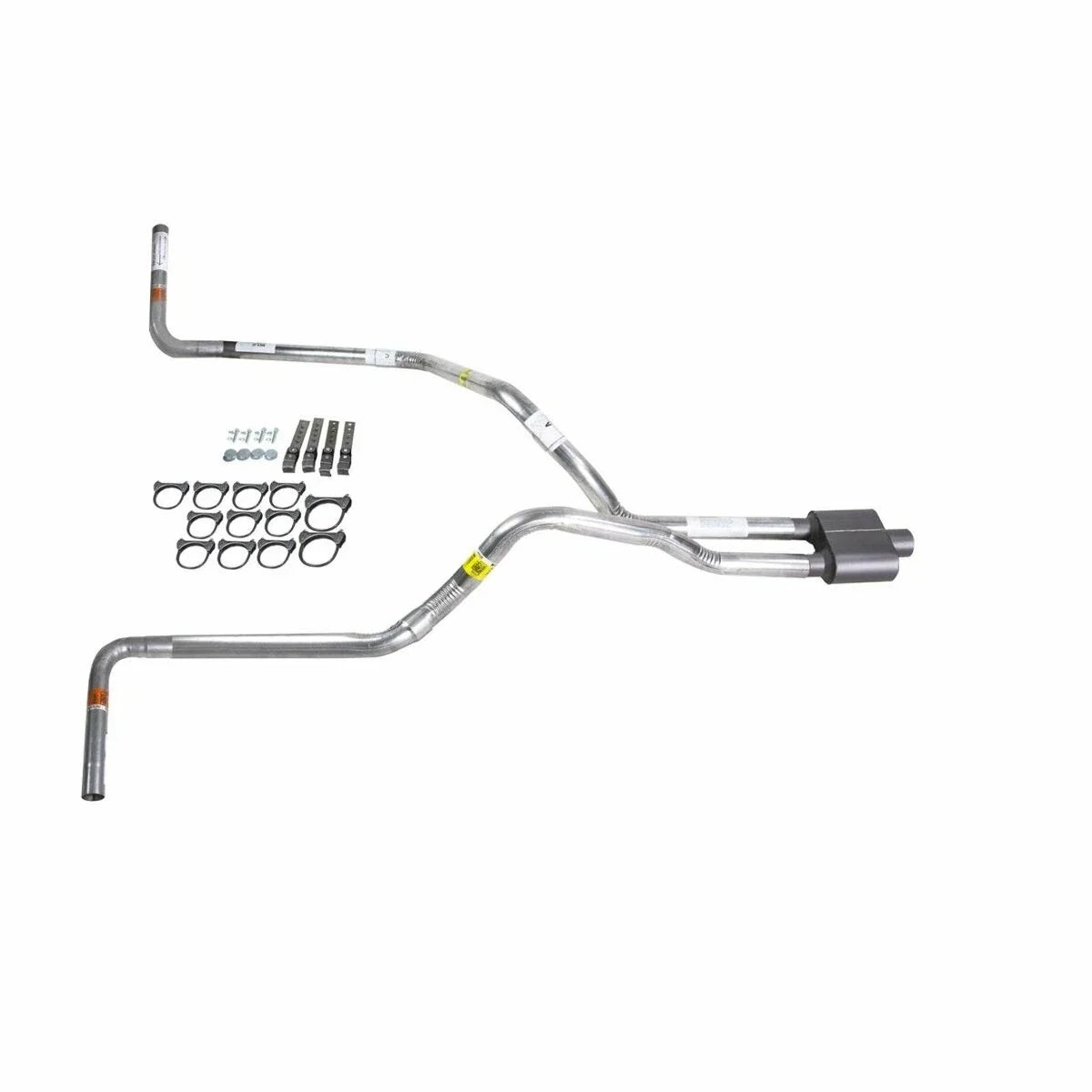 Dual Exhaust 2.5" Pipe & 1 Chamber Muffler for Dakota (1987–1996)