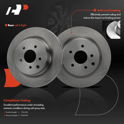 Disc Brake Rotors Rear for Nissan 350Z (2003-2008)
