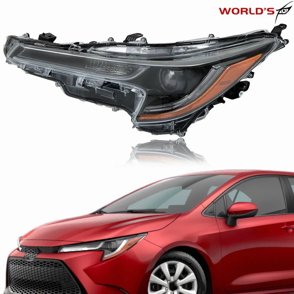 LED Headlight for Toyota Corolla (2020–2021) Driver Side Black Housing